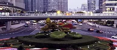上海浦东新区陆家嘴环路环岛路交通实拍视频的预览图